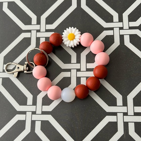 Silicone Bead Keychain Wristlet - Picture 1 of 1